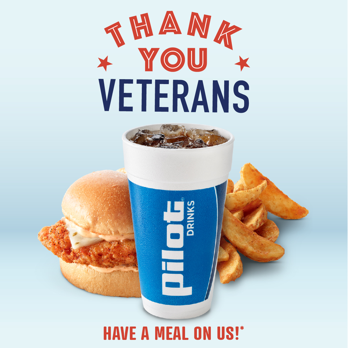 Featured image for “Pilot company thanks military heroes with free meal and teams up with the Call of Duty Endowment for giving campaign this Veterans Day”