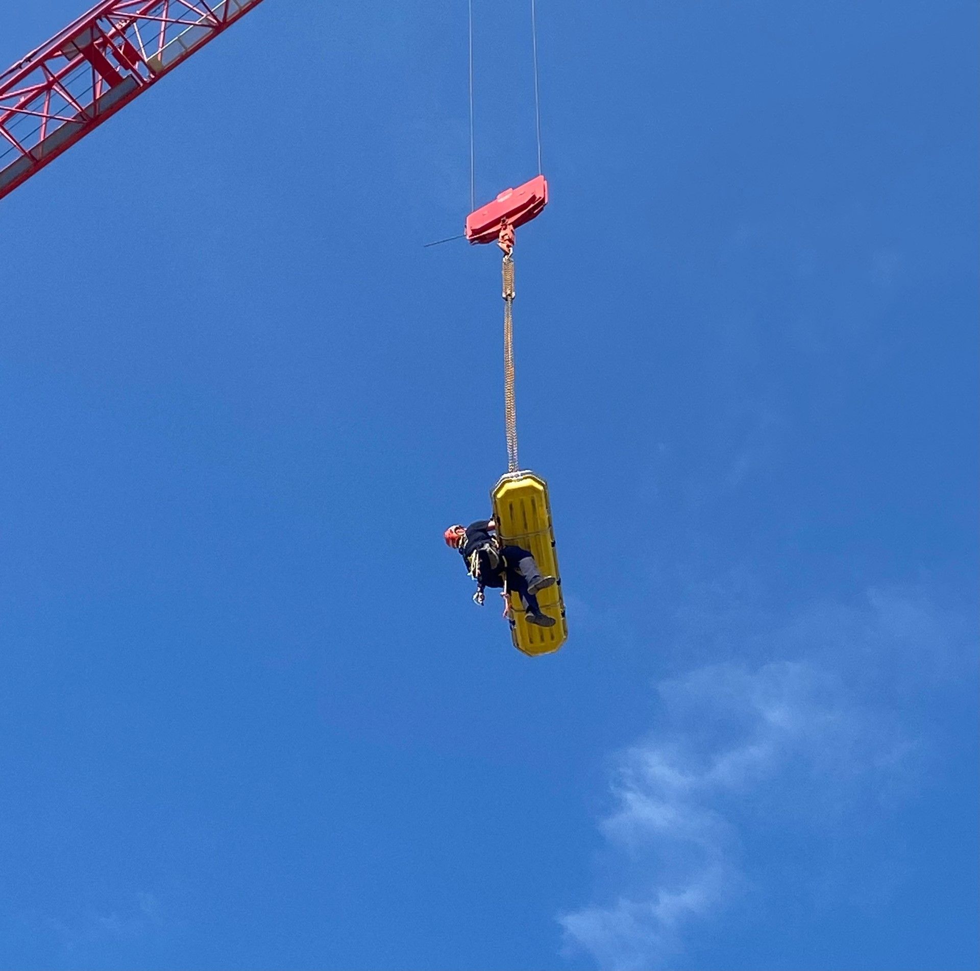 Featured image for “<strong>Yardley Flats construction site simulates tower crane training for Knoxville Fire Department</strong>”
